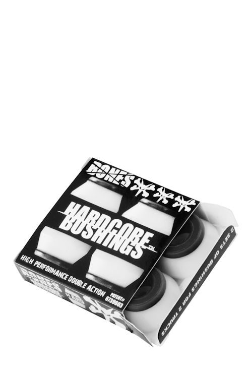 Bones Hardcore Bushings White/Black - Hårda