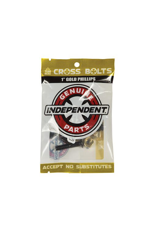Independent - Genuine Parts Phillips Hardware Black / Gold - 1 inch