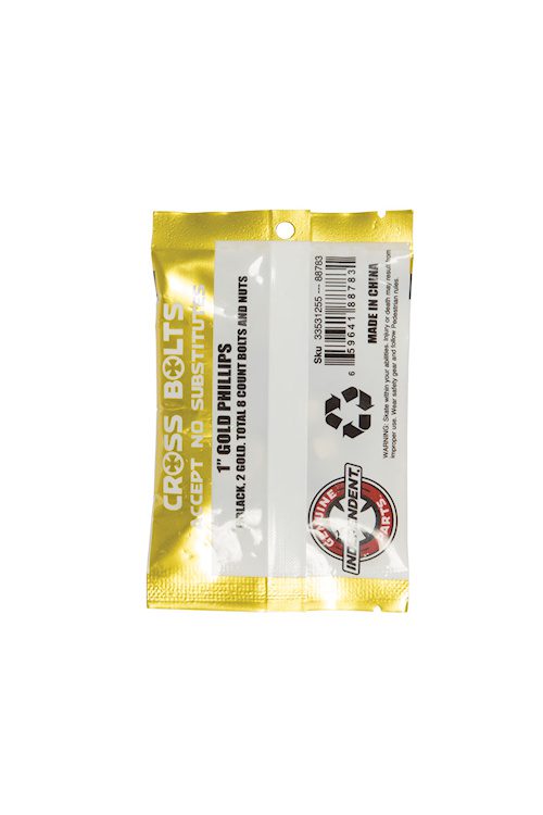 Independent - Genuine Parts Phillips Hardware Black / Gold - 1 inch - Image 2